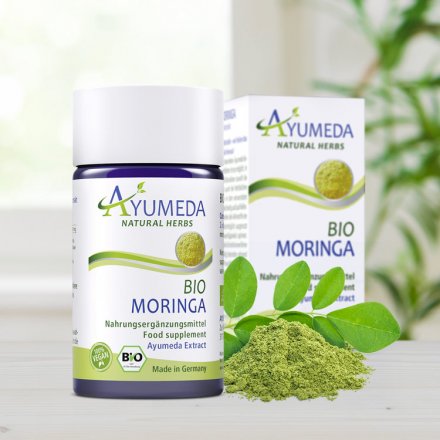 Konzentrierter Bio-Moringa-Extrakt in Kapseln