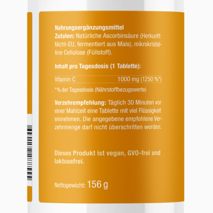 Vitamin C - hochdosiert und natürlich
