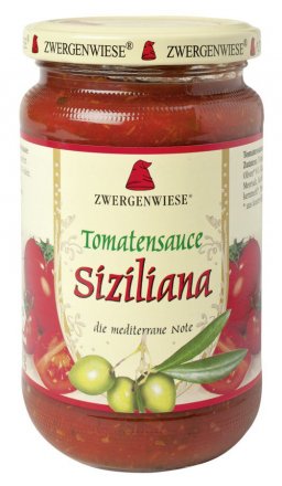 Vegane Tomatensauce mit Oliven und Kapern