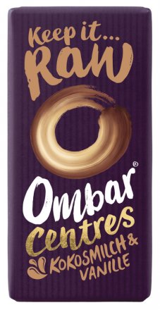 Ombar Centres Kokosmilch & Vanille - Rohschokolade für gesundes Naschen