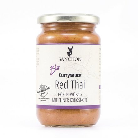Red Thai Currysauce - Sanchon - Bio - 320ml
