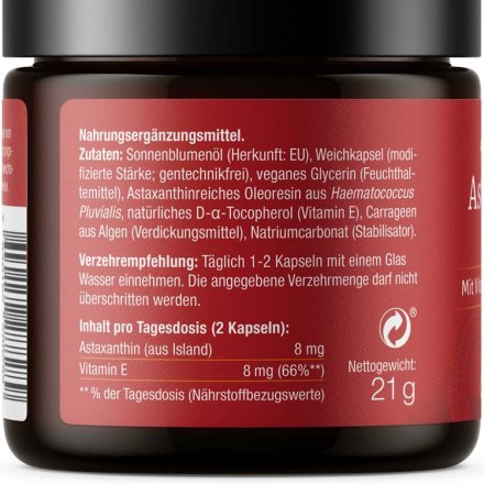 Veganes Astaxanthin aus Island