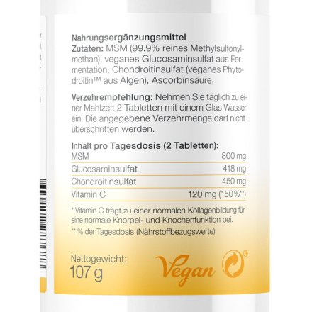 MSM with Chondroitin & Glucosamine