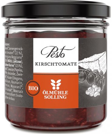 Kirschtomaten Pesto mit italienischen Gewürzen