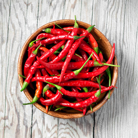 Bowl of chillies