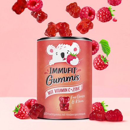 Fruit Gummies with Vitamin C & Zinc