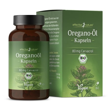 Oregano-Öl Kapseln - Bio - 60 Stk.