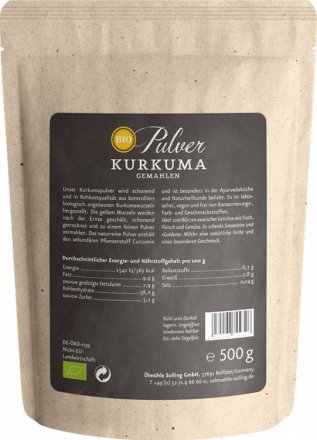 Kurkumapulver in Bio-Qualität
