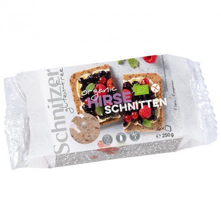 Hirse-Schnitten - Glutenfreies Bio-Schnittbrot