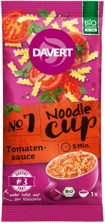 Noodle-Cup Tomatensauce - Bio - 67g - Davert