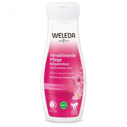 Verwöhnende Pflegelotion Wildrose