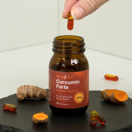 Curcumin Forte - mit 185-mal besserer Bioverfügbarkeit