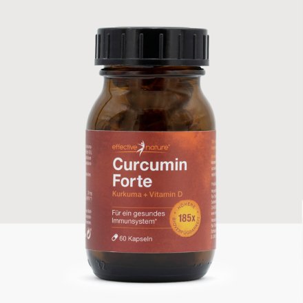 Curcumin Forte - mit 185-mal besserer Bioverfügbarkeit
