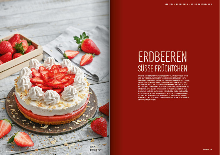 Doppelseite Erdbeeren Foodscout Ausgabe 14