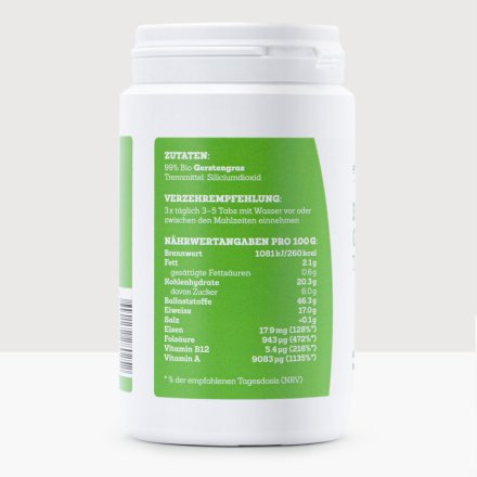 Gerstengras Tabletten