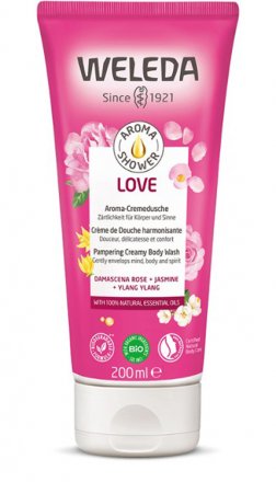 Aromacremedusche mit Rosenöl