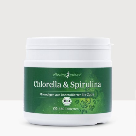 Chlorella & Spirulina - der Bio-Mikroalgenmix