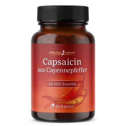 Capsaicin Capsules from Cayenne Pepper