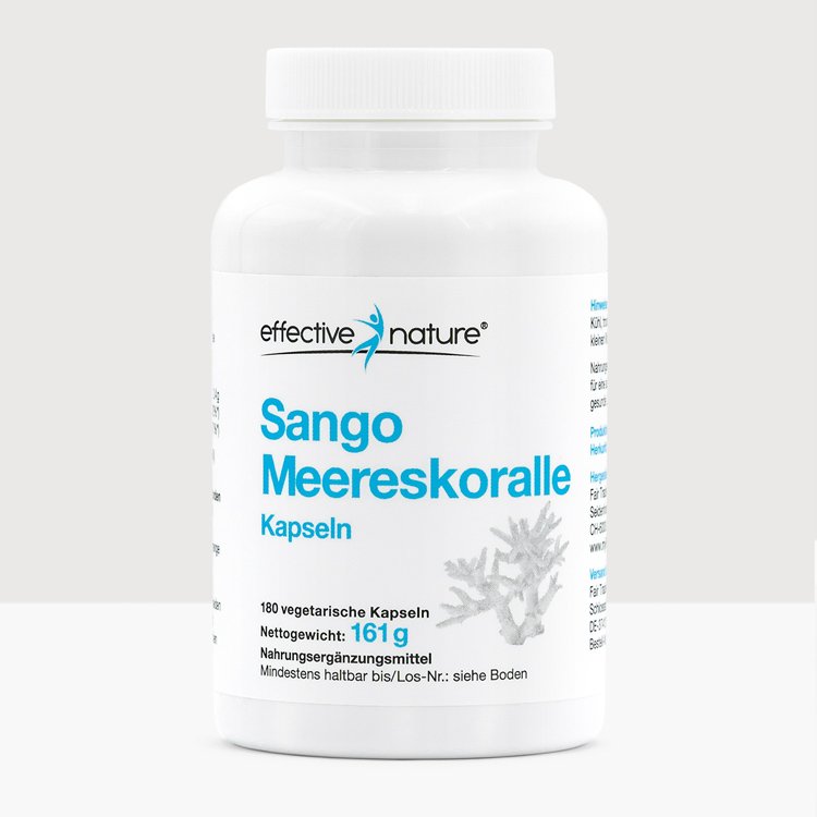 Sango-Koralle in Kapseln