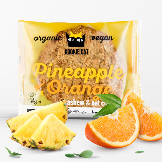 Kookie Cat Ananas-Orange