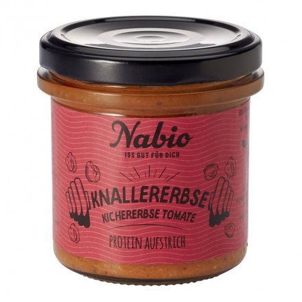 Protein-Aufstrich Kichererbse Tomate - Nabio - Bio - 140g