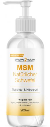 MSM Gel und Kapseln + Gratis-Buch