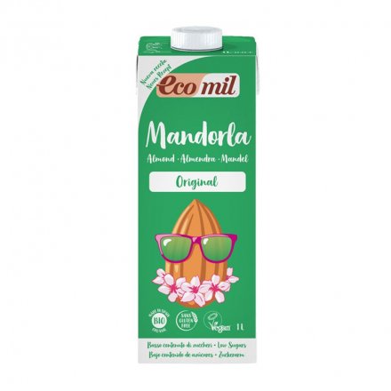 Mandel Drink Original mit Agavendicksaft - EcoMil - Bio - 1000ml
