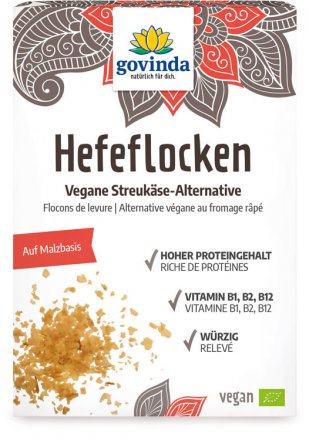 Hefeflocken auf Malzbasis als Alternative zu Streukäse