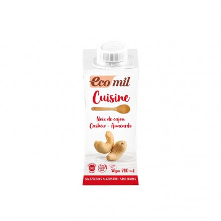 Cuisine Cashew Nature Sahneersatz zuckerfrei - EcoMil - Bio - 200ml