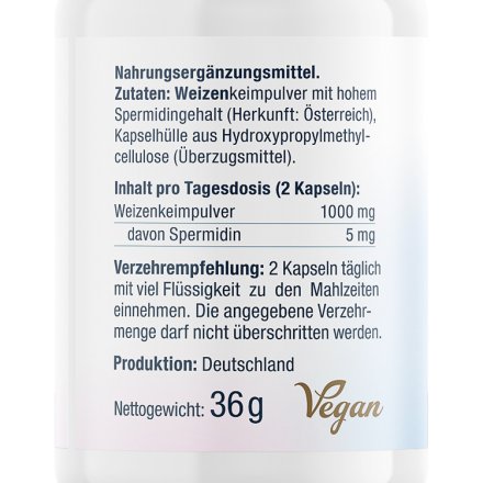 Spermidin Kapseln - 60 Stk. - 35g