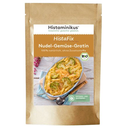 HistaFix Nudel-Gemüse-Gratin - 4er Pack - Bio - 4 Beutel à 33g