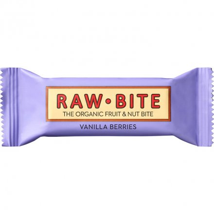 Rawbite Vanilla Berries - Leckerer Bio-Fruchtriegel