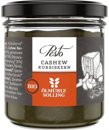 Cashew-Kürbiskern Pesto aus Bio-Zutaten