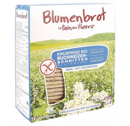 Glutenfreies Bio-Brot aus Buchweizen - ohne Salz