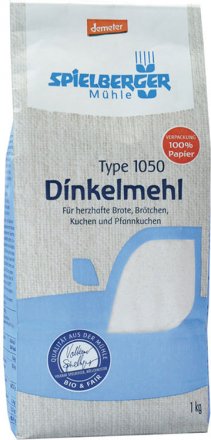 Dinkelmehl Type 1050 demeter - Spielberger - Bio - 1000g