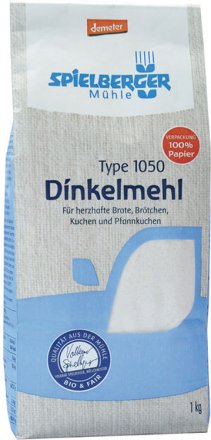 Dinkelmehl Type 1050 demeter - Spielberger - Bio - 1000g