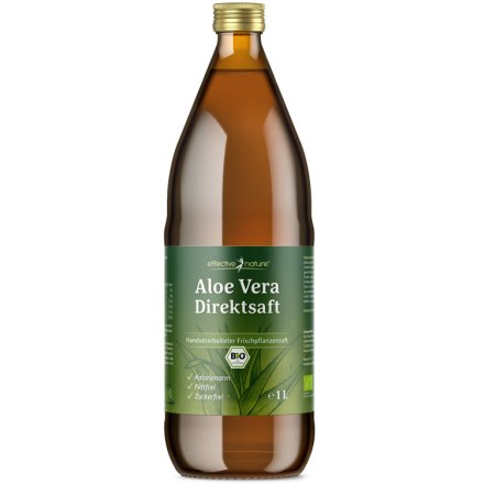 Aloe Vera Direktsaft - Bio - 1 Liter