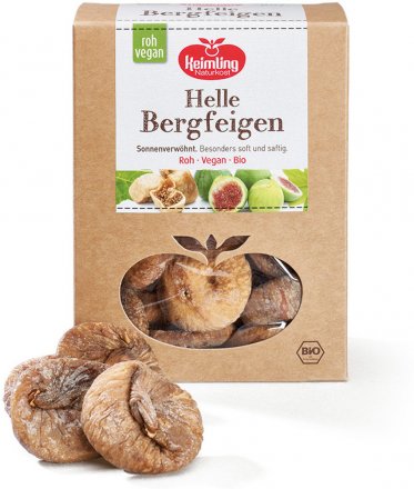 Getrocknete, helle Bergfeigen