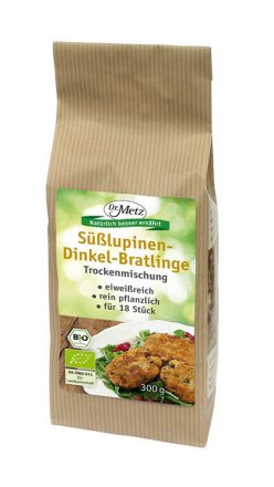 Süsslupinen Dinkel-Bratlinge Fertigmischung - Dr. Metz - Bio - 300g