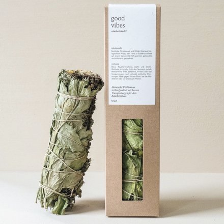 Kruut Wildkräuter-Räucherbündel Good Vibes - Bio - 74g