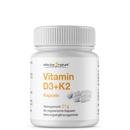 Vitamin D3 K2 Kapseln von effective nature