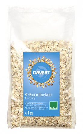 4-Korn-Flocken aus Vollkorn