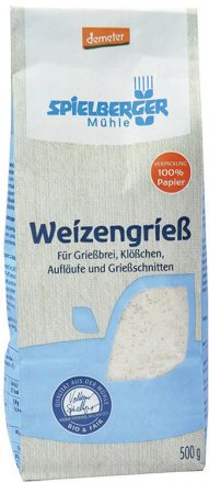 Weizengriess demeter - Spielberger - Bio - 500g