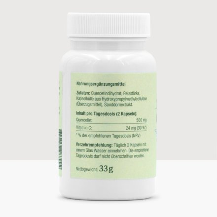 Quercetin mit natürlichem Vitamin C