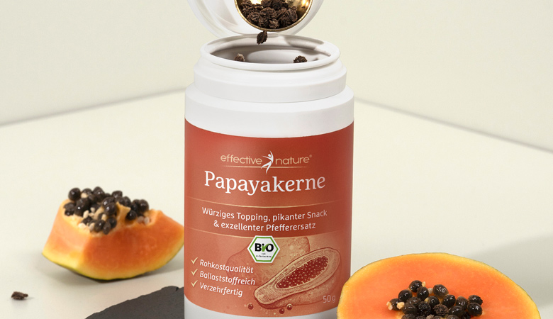 Bio-Papayakerne von effective nature