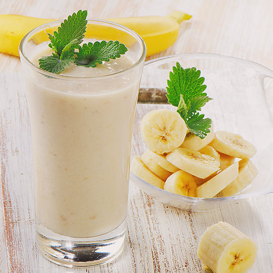 Proteinshake with banana