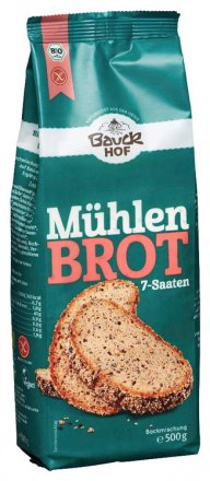Mühlenbrot, 7-Saaten - Bio - Bauck Hof - 500g