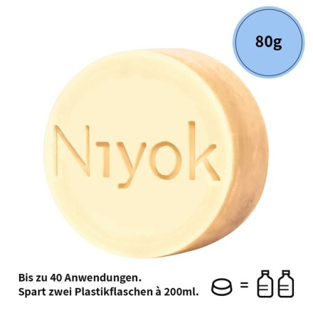 2 in 1 feste Dusche & Pflege Sensitiv - Niyok - 80g
