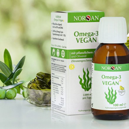 Norsan Omega 3 vegan mit Olivenöl