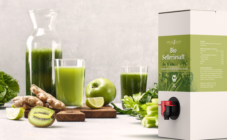 Celery juice from effective nature Product image celery juice